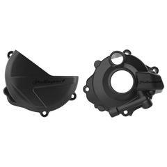 Προστατευτικα Καλυμματα Κινητηρα Honda Crf250R 18-21 Μαυρο | Polisport