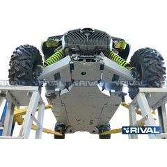 Rival Complete Skid Plate - Aluminium 4Mm Can-Am Maverick