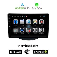 TOYOTA AYGO (μετά το 2014) Android οθόνη αυτοκίνητου 8GB + 128GB με GPS WI-FI (ηχοσύστημα αφής 9" ιντσών OEM Android Auto Apple Carplay Youtube Playstore MP3 USB Radio Bluetooth Mirrorlink εργοστασιακ