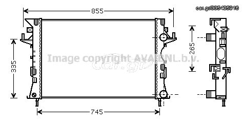 ΨΥΓΕΙΟ ΝΕΡΟΥ RENAULT ESPACE 2002-2015 LAGUNA 2001-2007 (673X416X23) RT2290 7711134656 8200008764 DRM23083 0109.3089 CR459000S 63813 58318 732827