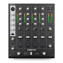 Vonyx STM-7010 DJ Μίκτης Ήχου 4 Καναλιών Με Σύνδεση PC USB & AUX Είσοδο