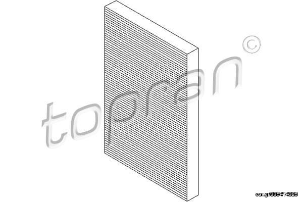 ΦΙΛΤΡΟ ΚΑΜΠΙNΑΣ ΑΝΘΡΑΚΑ A6 -98 TOPRAN 108 412