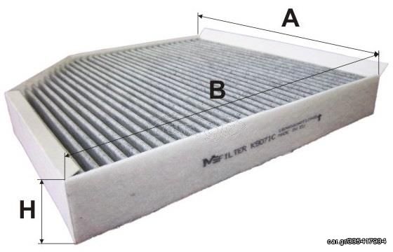 ΦΙΛΤΡΟ ΚΑΜΠΙΝΑΣ MFILTER K 9071C