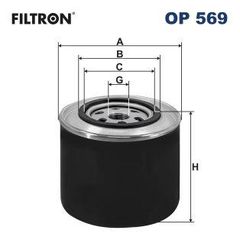 ΦΙΛΤΡΟ ΛΑΔΙΟΥ Τ4 4ΚΙΛ K DIESEL FILTRON OP569