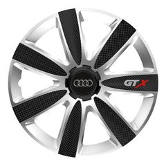 Τάσια GTX Carbon Black/Silver 15" με σήμα Audi 4τμχ