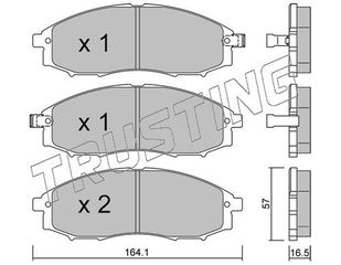 ΤΑΚΑΚΙΑ ΕΜΠΡ NISSAN NAVARA D22 4WD 02- TRUSTING 627.0