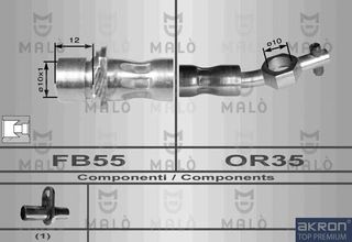 ΜΑΡΚΟΥΤΣΙ Ε/Δ TOYOTA AVENSIS(T22) -03 AKRON-MALO 8953