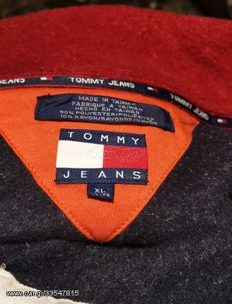 TOMMY HILFIGER jeans Pullover Sweater jumper Fleece φούτερ XL 85 thj