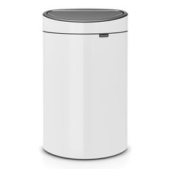 Brabantia 649729 Κάδος σκουπιδιών Touch Bin New 40L, White