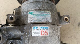 Compressor κλιματισμου Hyundai Getz 1.3 κωδικος κινητηρα G4EA κωδικος ανταλλακτικου KP1CA-04 2002-2005 SUPER PARTS-thumb-3