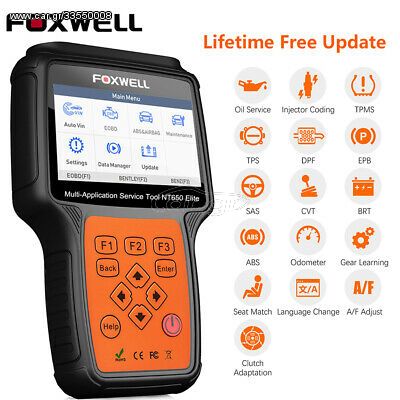 Αυτόνομο πολυδιαγνωστικο foxwell NT650 πιάνει  Abs, dpf, oil reset   κ. τ. λ