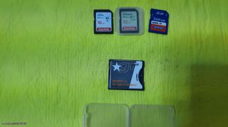 Αντάπτορας κάρτας μνήμης CF σε SD + 3 κάρτες μνήμης 