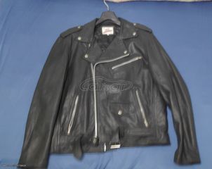 Jacket Brando buffalo black -thumb-1
