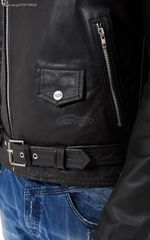 Jacket Brando buffalo black -thumb-3