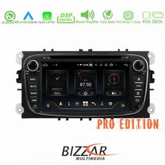 Bizzar Pro Edition Ford 2007-> Android 10 8core Navigation Multimedia (Μαύρο Χρώμα)