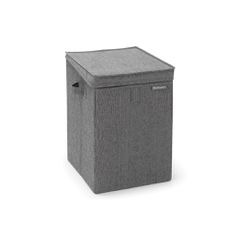 Brabantia 1000828 Καλάθι Απλύτων Υφασμάτινο Stackable 35L, Pepper Black
