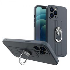 Θήκη κινητού Hurtel Ring Silicone Case for iPhone 12 Pro Dark Blue