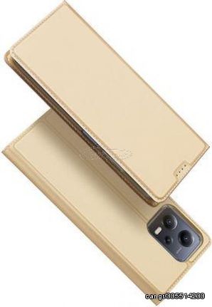 Θήκη κινητού Dux Ducis Skin Pro Book Case for Xiaomi Redmi Note 12 Pro 5G/Poco X5 Pro 5G Flip Card Wallet Stand Gold