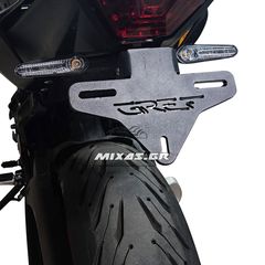 ΒΑΣΗ ΠΙΝΑΚΙΔΑΣ ΡΥΘΜΙΖΟΜΕΝΗ P/T004 YAMAHA MT 07 (2015-2023) ΜΑΥΡΗ GREF