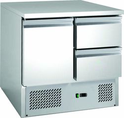 ΠΡΟΣΦΟΡΑ!!! KARAMCO S901 2D Ψυγείο Πάγκος Συντήρησης με 1 Πόρτα & 2 Συρτάρια - 900x700x850mm