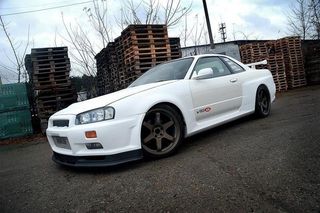 FRONT WIDE ARCHES GTR LOOK NISSAN SKYLINE R34 GTR