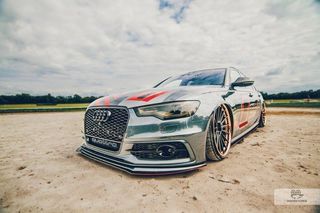 Racing Front Splitter Audi A6 S-Line C7 (2 splitters)-thumb-1