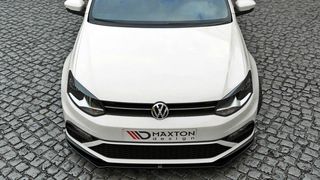 FRONT SPLITTER V.2 Volkswagen Polo GTI Mk5 Facelift-thumb-1