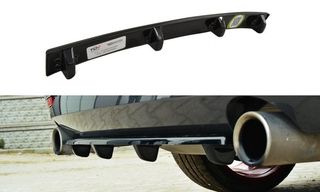 CENTRAL REAR SPLITTER for BMW 4 F32 M-PACK (with vertical bars)