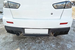 Αεροτομή Πίσω Mitsubishi Lancer Evo X (με κατακόρυφες ράβδους)