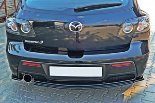 REAR SIDE SPLITTERS MAZDA 3 MPS MK1 (PREFACE) US-Spec Version-thumb-2