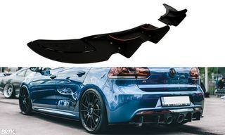 ΠΙΣΩ ΠΛΕΥΡΙΚΑ SPLITTERS VW GOLF VI R (CNC)