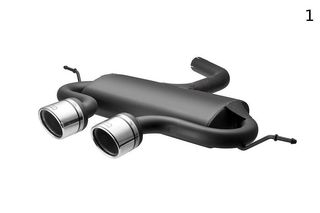 VOLKSWAGEN GOLF VI, GOLF V R32,  SCIROCCO 3  SPORTS EXHAUST MUFFLER EXHAUST