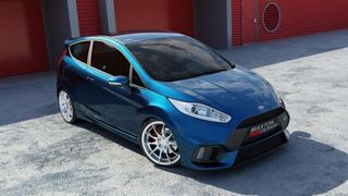 Εμπρός προφυλακτήρας (Focus RS Look) Ford Fiesta Mk7 FL-thumb-1