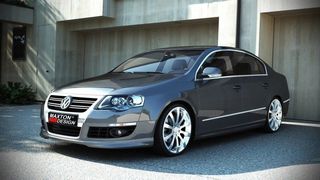 FRONT BUMPER SPOILER VW PASSAT B6 ( R-LINE LOOK )