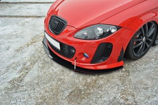 FRONT RACING SPLITTER V.2 SEAT LEON MK2 MS DESIGN-thumb-1