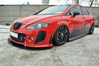 FRONT RACING SPLITTER V.2 SEAT LEON MK2 MS DESIGN-thumb-2