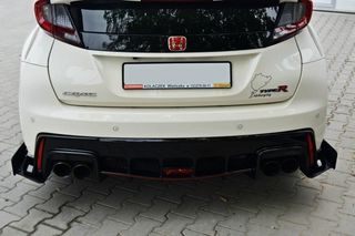 RACING REAR SIDE SPLITTERS HONDA CIVIC IX TYPE R-thumb-2