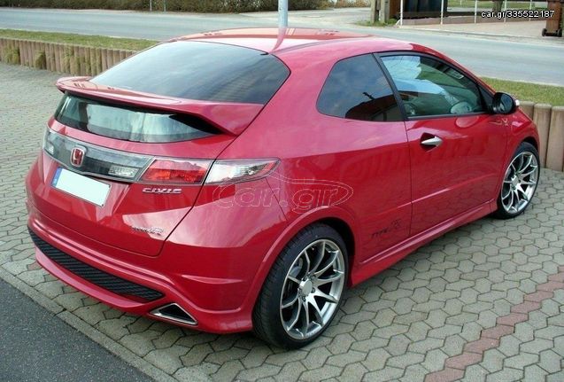 REAR SPOILER HONDA CIVIC VIII HB < TYPE R LOOK >