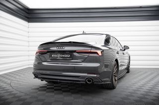 Πίσω Splitter Audi A5 S-Line F5 Coupe / Sportback (με κατακόρυφες ράβδους)