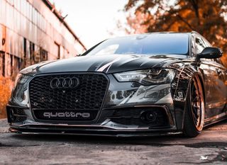 Κορνίζες για φώτα Audi S6 / A6 S-Line C7-thumb-3
