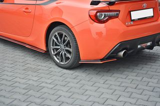 Πίσω Πλευρικοί Splitters V.2 Toyota GT86 Facelift