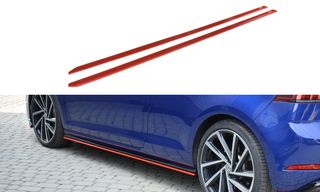 Side Skirts Diffusers V.2 VW Golf 7 R / R-Line Facelift