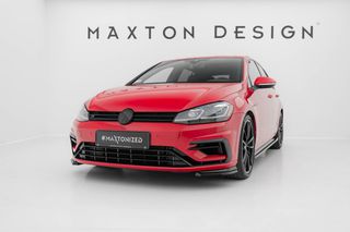 Μπροστινές Πλευρικές Splitters Volkswagen Golf R \/ R-Line Mk7 Facelift