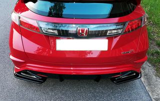 ΠΙΣΩ ΠΛΕΥΡΙΚΑ SPLITTERS HONDA CIVIC VIII TYPE-R GP