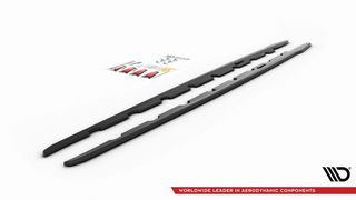 Side Skirts Diffusers V.2 για BMW 1 M-Pack / M135i / 128ti-thumb-1