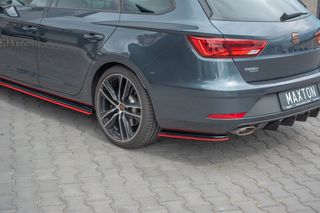 Πίσω Πλευρικοί Splitters V.4 Seat Leon Cupra Mk3 FL Sportstourer