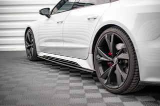 Side Skirts Diffusers V.2 Audi RS6 C8 / C8 Facelift-thumb-2