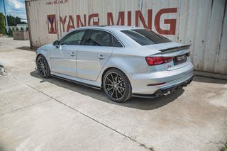 Side Skirts Diffusers V.2 Audi S3 / A3 S-Line Sedan 8V Facelift-thumb-1