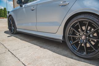 Side Skirts Diffusers V.2 Audi S3 / A3 S-Line Sedan 8V Facelift-thumb-2