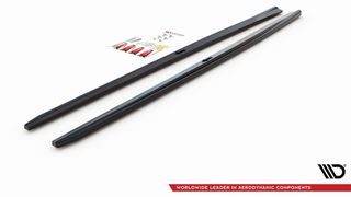 Side Skirts Diffusers V.2 Audi S3 / A3 S-Line Sedan 8V Facelift-thumb-5